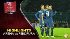 Video highlights TSC 2016 antara Arema Cronus Vs Persipura Jayapura yang berakhir dengan skor 0-0 di Stadion Kanjuruhan, Malang.