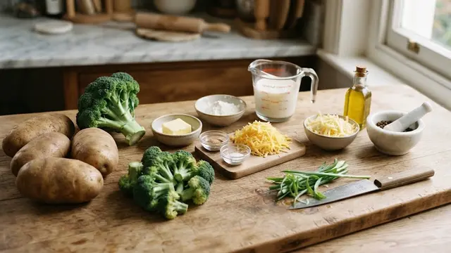 Resep Kentang Brokoli Keju
