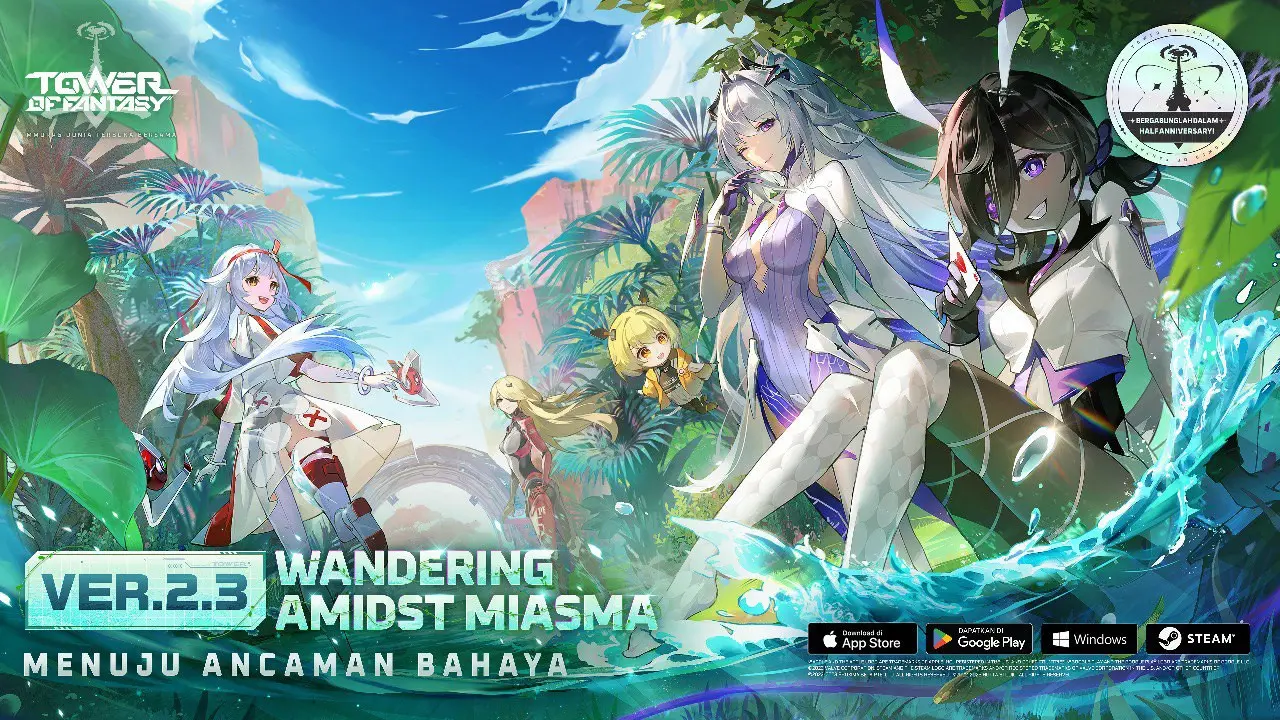 Tower of Fantasy segera hadirkan Update 2.3 yang memungkinkan pemain merasakan petualangan dengan peta dan gameplay baru.