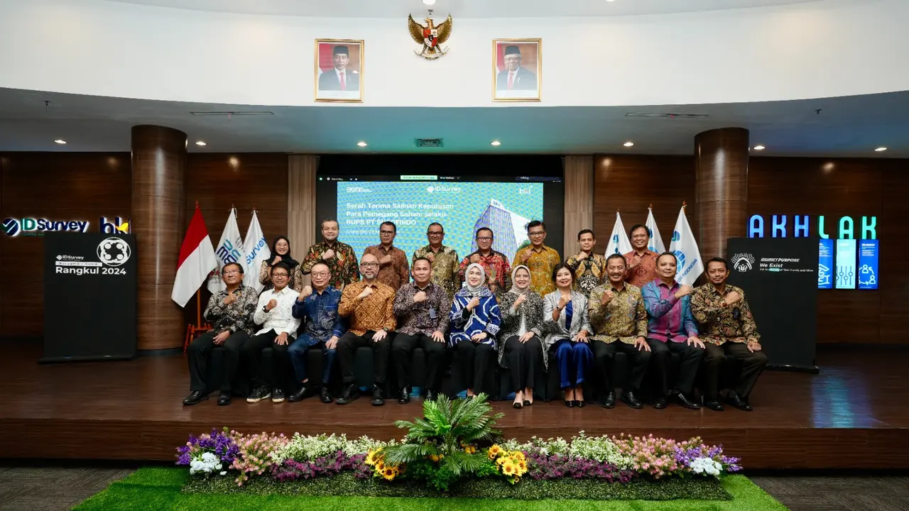 Susunan Komisaris dan Direksi  PT Suconfindo yang baru diputuskan dalam Rapat Umum Pemegang Saham Luar Biasa (RUPSLB). (Dok BUMN/Suconfindo)