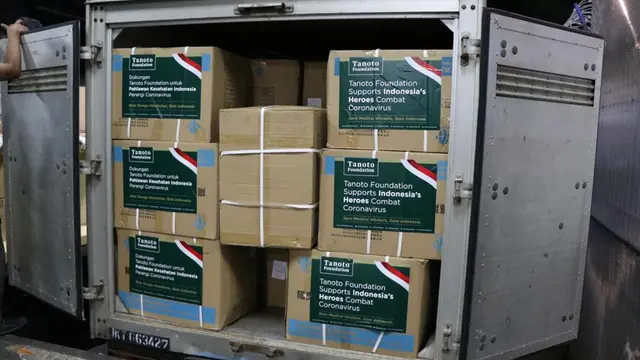 Bantuan APD Tanoto Foundation. Dok Tanoto Foundation