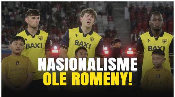 Momen spesial! Ole Romeny yang kini membela Oxford United tetap menunjukkan rasa cintanya kepada Indonesia. Dalam sebuah kesempatan, Romeny dengan penuh semangat menyanyikan lagu kebangsaan Indonesia Raya meski berseragam klub Inggris.