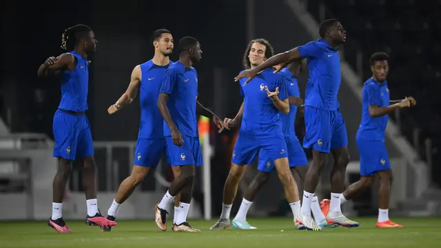 Persiapan Kylian Mbappe Cs Jelang Prancis vs Maroko di Semifinal Piala Dunia 2022