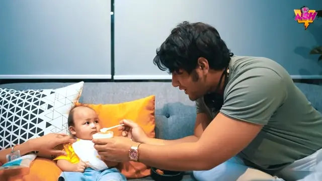 6 Momen Seru Ammar Zoni dan Irish Bella saat Momong Kiano Tiger Wong