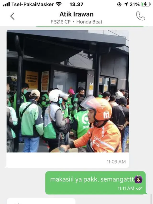 6 Potret Driver Ojek Online Penuhi McDonald's untuk Beli BTS Meal, Bak Lagi Demo