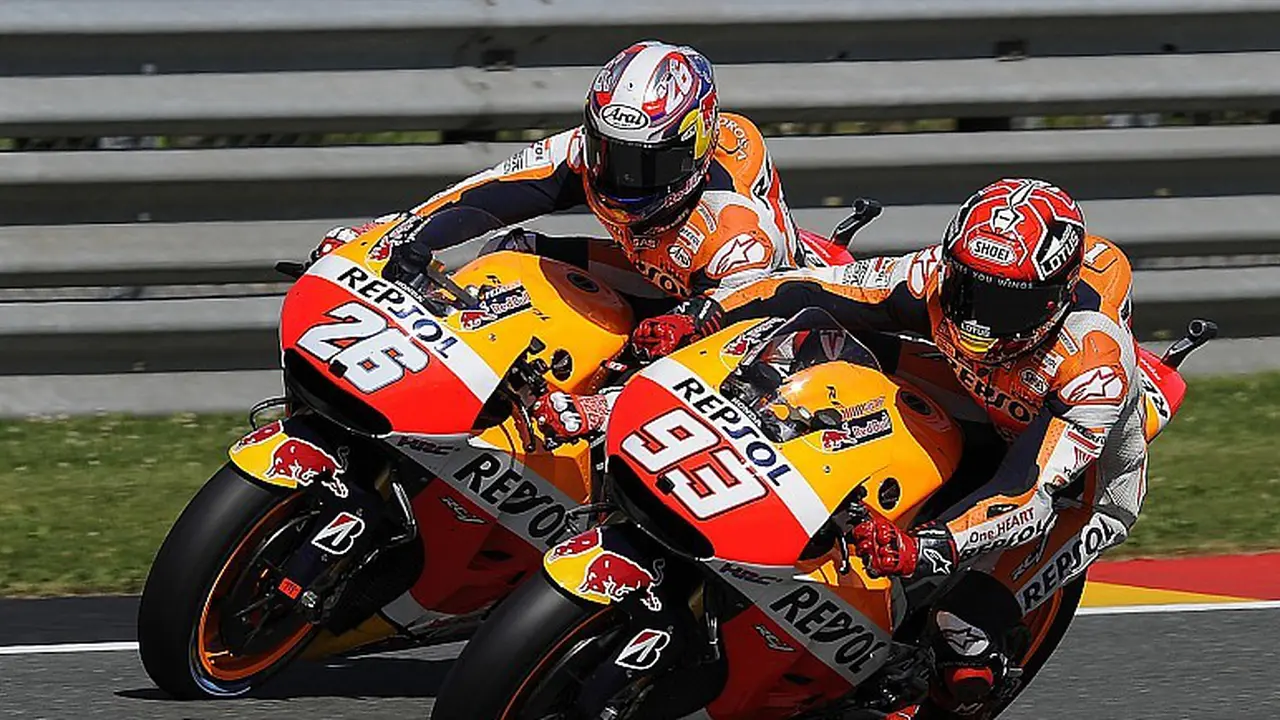 Marc Marquez dan Dani Pedrosa 
