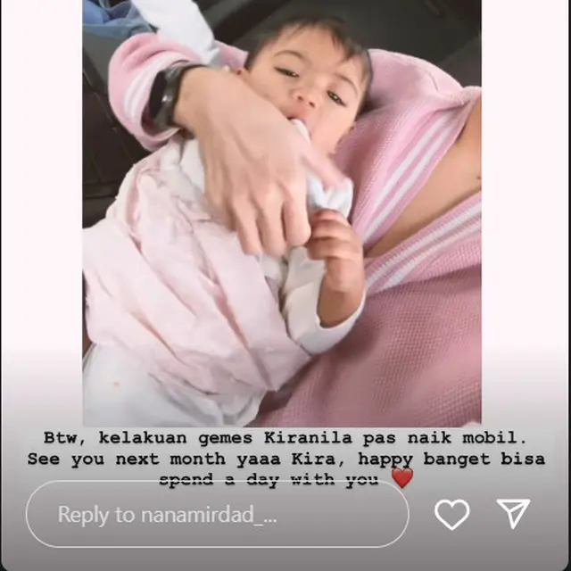 6 Potret Terbaru Baby Kiranila, Bayi yang Ditemukan Nana Mirdad di Semak-Semak