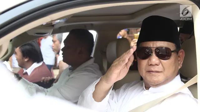 Prabowo Subianto Menuju KPU