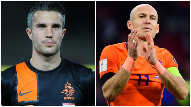 Robin van Persie dan Arjen Robben.