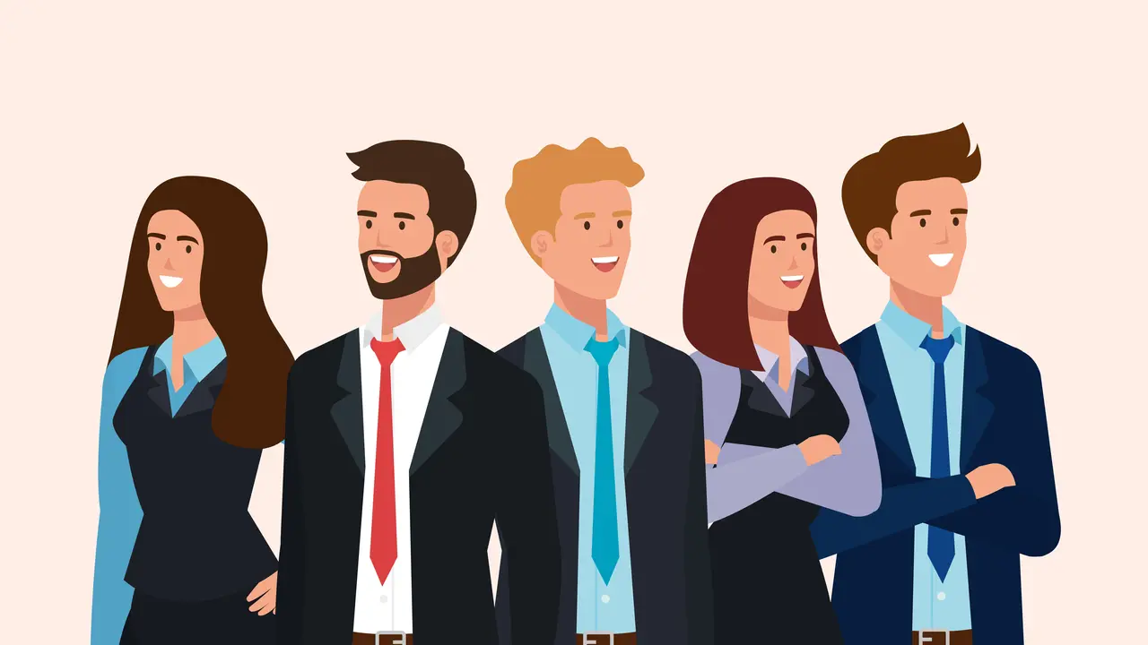 Ilustrasi sukses, generasi muda