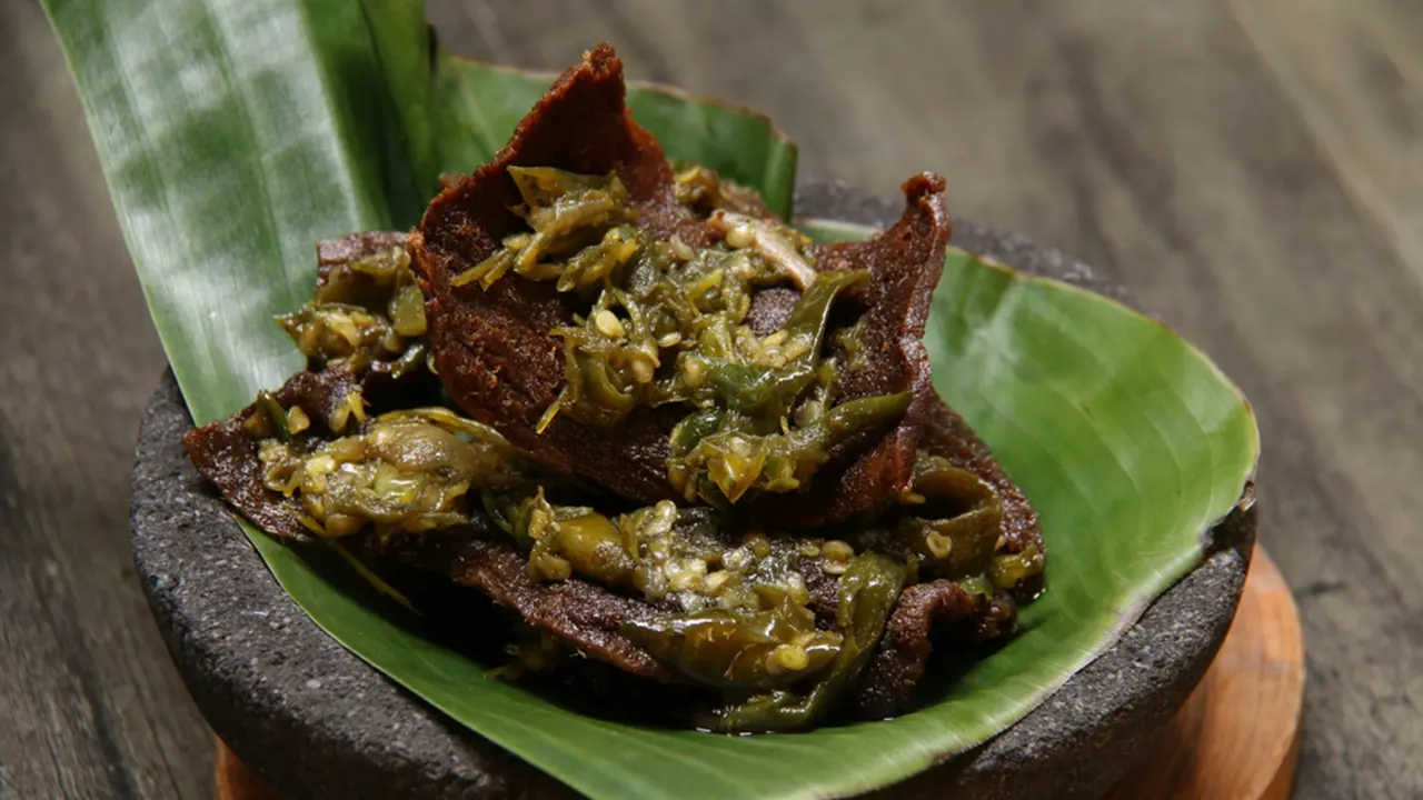 dendeng sapi cabe ijo