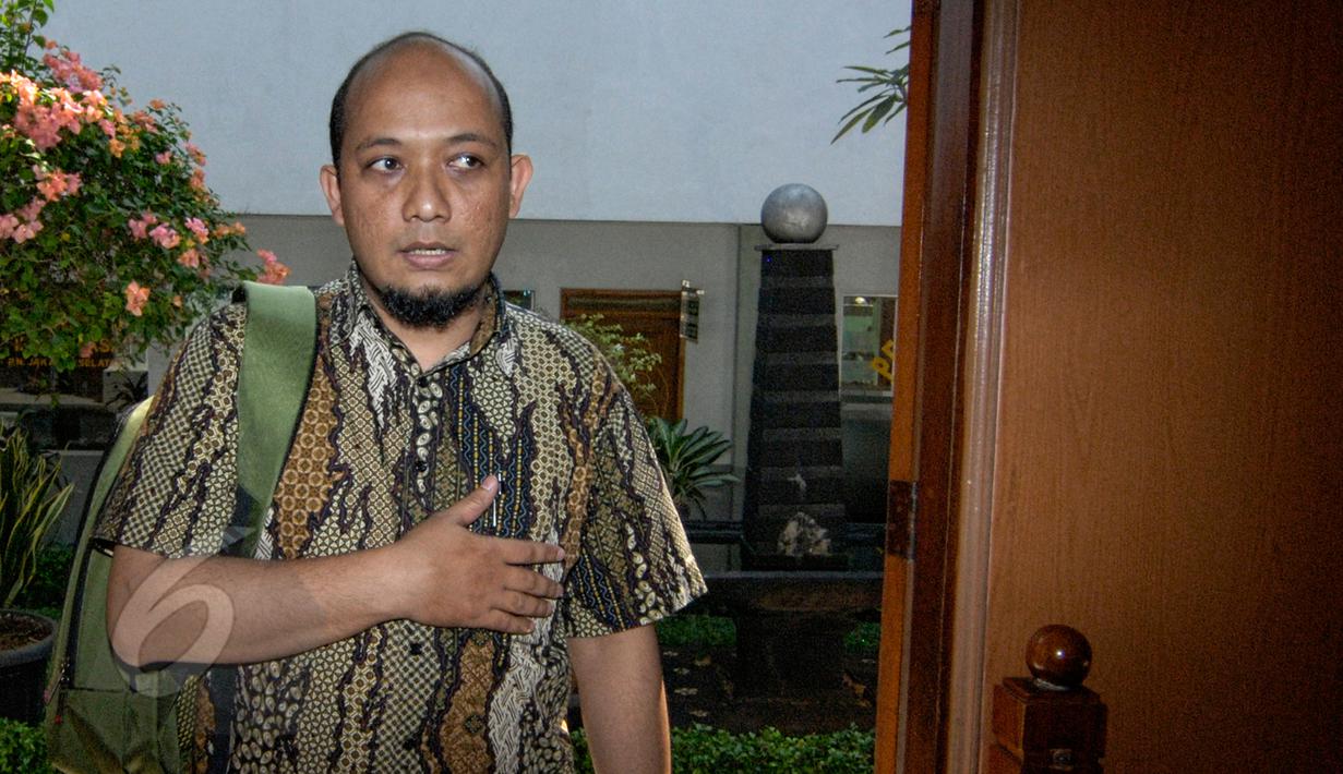 Penyidik KPK, Novel Baswedan kembali menjalani sidang Praperadilan di PN Jakarta Selatan, Jumat (29/5/2015). Novel dan kuasa hukum KPK membacakan surat permohonan praperadilan terkait penangkapannya oleh pihak Bareskrim Polri. (Liputan6.com/Yoppy Renato)
