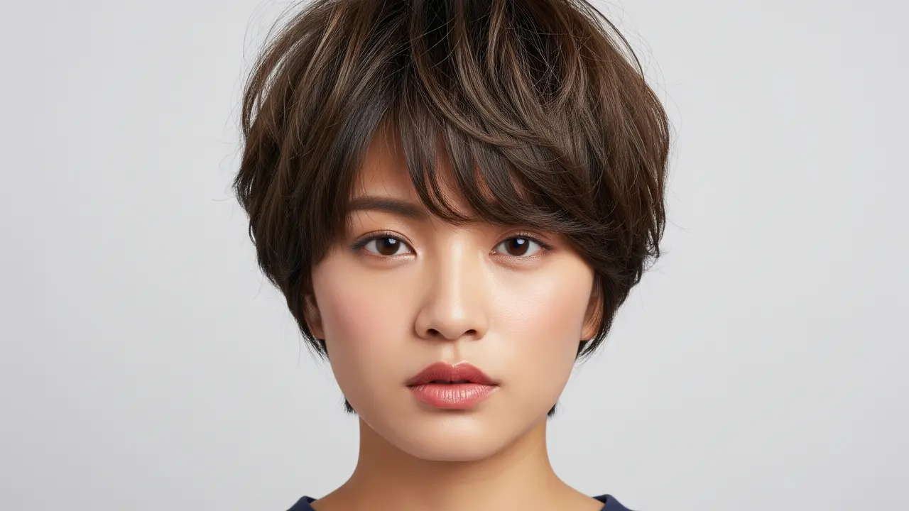 Rambut Pendek Wanita Korea Tomboy