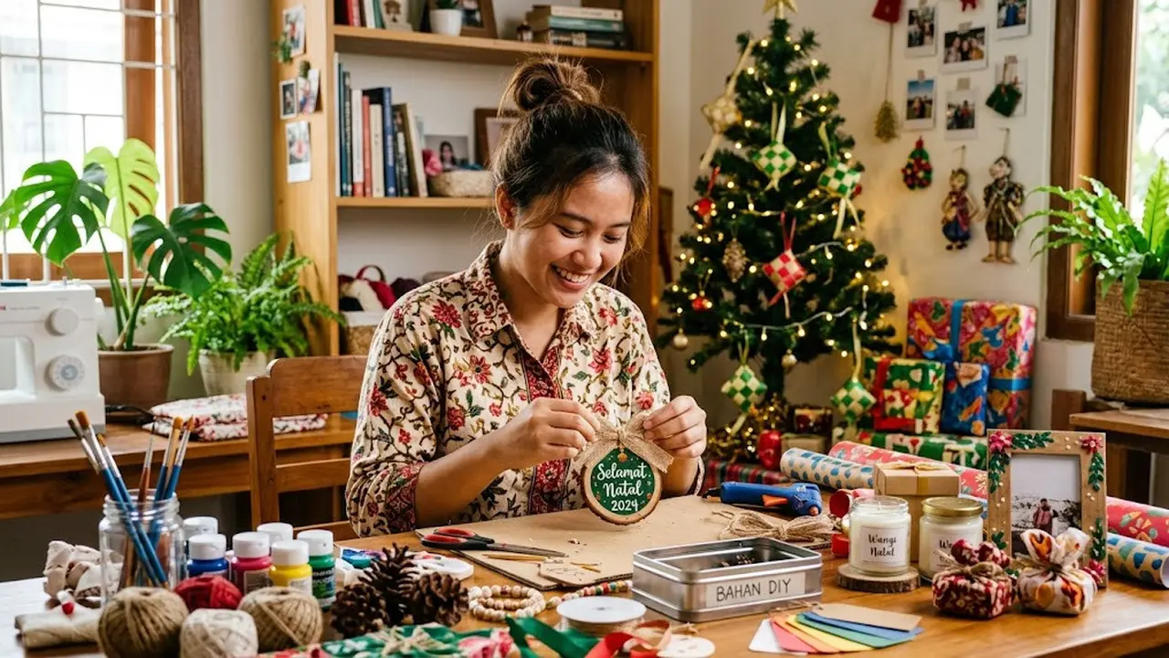 Cara Membuat Hadiah Natal DIY