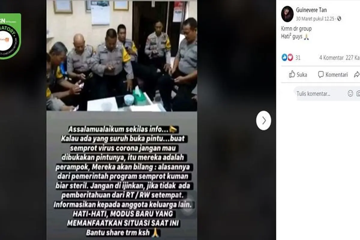Gambar Tangkapan Layar Berita Tentang Perampokan