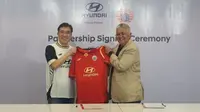 Hyundai Indonesia resmi menjalin kerja sama dengan tim sepakbola Persija. (ist)
