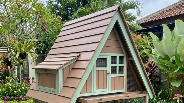 Desain Kandang Ayam Tanpa Terlihat Kumuh