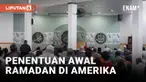 Sebagian besar Muslim di AS termasuk sejumlah masjid milik komunitas Muslim Indonesia menggunakan metode hisab, dan memulai ibadah puasanya pada hari Sabtu, tanggal 1 Maret. Sementara lainnya masih belum tahu, karena masih menunggu sidang Isbat. Sele...