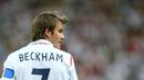 Sementara itu, gol tersebut menjadi yang terakhir bagi Beckham di Piala Dunia bersama Timnas Inggris. (AFP/Valery Hache)
