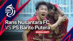 Berita video highlights BRI Liga 1 pertandingan antara Rans Nusantara FC melawan Barito Putera pada lanjutan pekan ke-7 BRI Liga 1 2022/2023, Senin (29/8/2022) sore WIB di Stadion Pekansari, Cibinong.