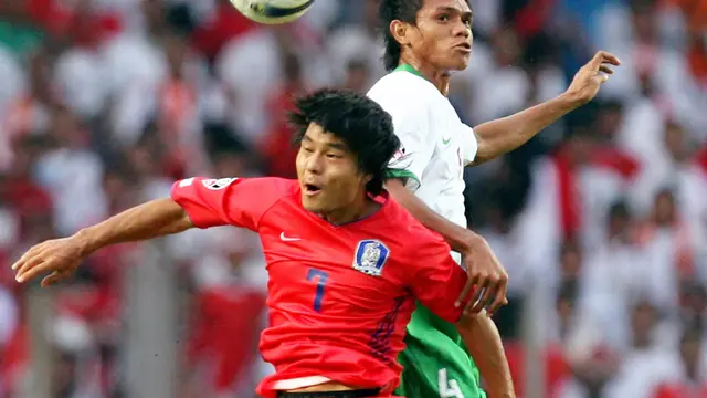 Ricardo Salampessy - Timnas Korea Selatan Vs Timnas Indonesia di Piala Asia 2007