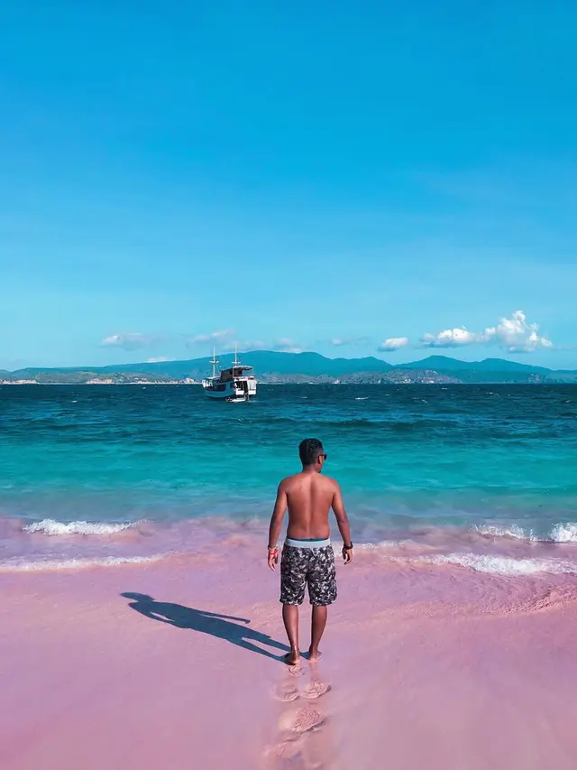 ilustrasi rekomendasi pantai pink di Indonesia yang wajib di kunjungi/instagram: @wan_thelone