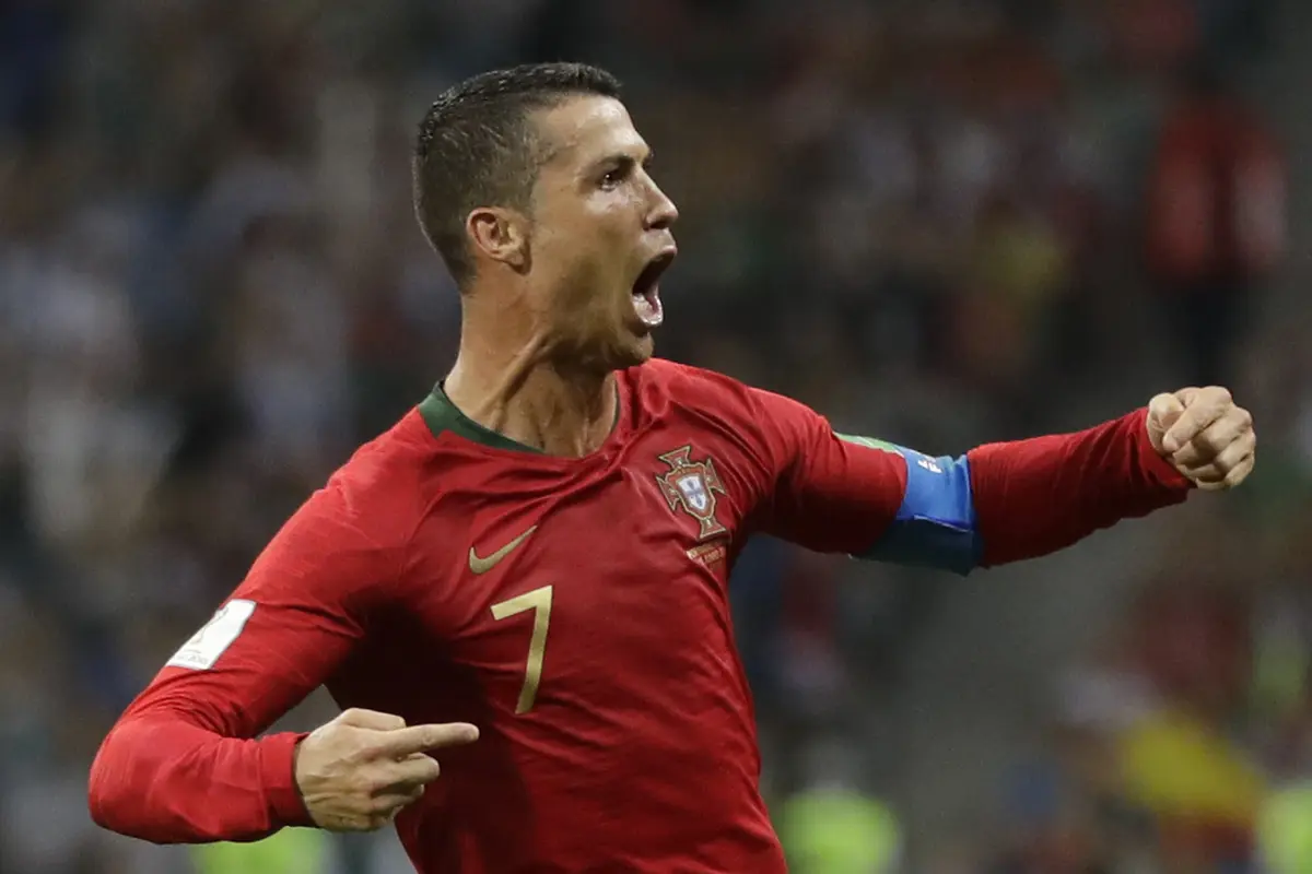 FOTO: Pembuktian Cristiano Ronaldo, Cetak Hattrick Perdana Piala Dunia 2018