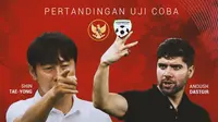 Uji Coba - Timnas Indonesia Vs Afghanistan - Head to Head Pelatih (Bola.com/Adreanus Titus)