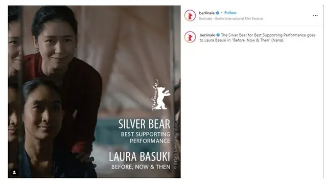 7 Potret Laura Basuki di Berlin, Raih Penghargaan di Berlinale Film Festival 2022
