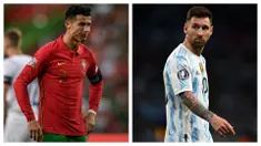 Putaran final Piala Dunia 2022 Qatar yang akan digelar mulai 21 November hingga 18 Desember 2022 tentunya akan diikuti oleh para pemain terbaik di dunia mewakili 32 negara yang memastikan lolos. Dari hasil pembagian grup yang telah dilakukan, terdapat 8 pemain dengan nilai pasar tertinggi di tiap grupnya. Tanpa dua nama yang dianggap sebagai dua pemain terbaik di dunia saat ini, Cristiano Ronaldo dan Lionel Messi, berikut daftar lengkap ke-8 pemain tersebut. (Kolase AFP)