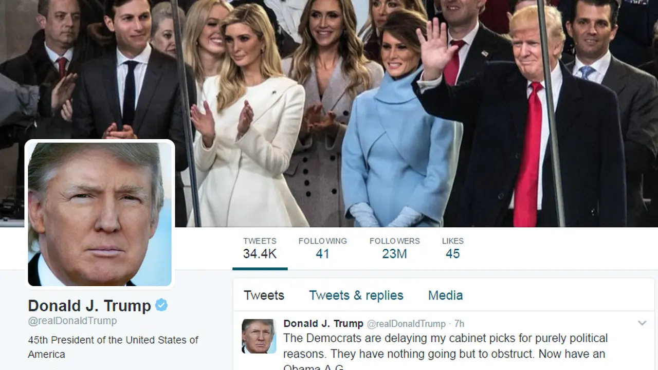 Siapa 40 Akun yang Di-Follow Donald Trump di Twitter?