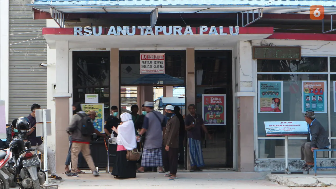 pintu masuk RSUD Anutapura Palu