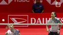 Kekalahan Rinov Rivaldy/Lisa Ayu Kusumawati sekaligus memupus harapan Indonesia memiliki wakil ganda campuran di partai final Daihatsu Indonesia Masters 2025. (Liputan6.com/Herman Zakharia)