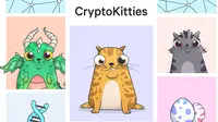 CryptoKitties merupakan gim mengembangkan kucing virtual yang bisa dijual