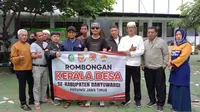 Para Kepala Desa di Banyuwangi siap berangkat ke Jakarta untuk melakukan aksi unjukrasa revisi Undang-Undang Desa No 6 Tahun 2014 (Istimwa)