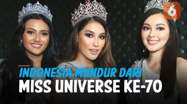 Yayasan Puteri Indonesia telah mengumumkan bahwa tidak ada wakil Indonesia dalam ajang bergengsi Miss Universe ke-70 yang berlangsung di Israel mendatang. Kabar ini diumumkan langsung melalui akun Instagram Yayasan Puteri Indonesia.