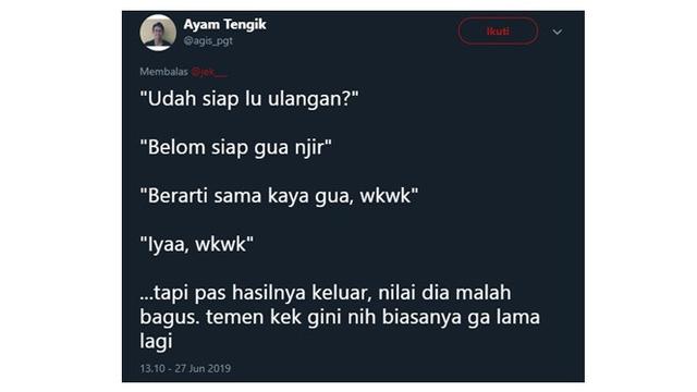 Tipe Teman Saat Ditanya Soal Tugas Ini Bikin Geleng-geleng