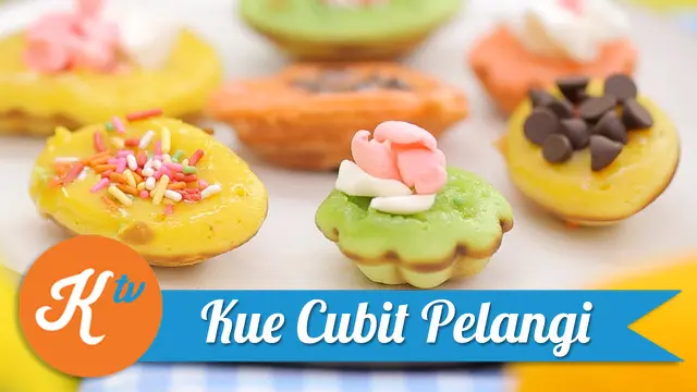 Kue Cubit Pelangi
