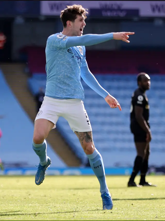Pemain Manchester City John Stones
