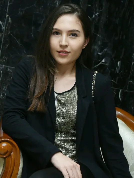 Olivia Jensen dinikahi seorang pengusaha batu bara bernama Arif Purnama. Pernikahan tersebut sendiri digelar di Santorini, Yunani. (Galih W. Satria/DOC: Bintang.com)