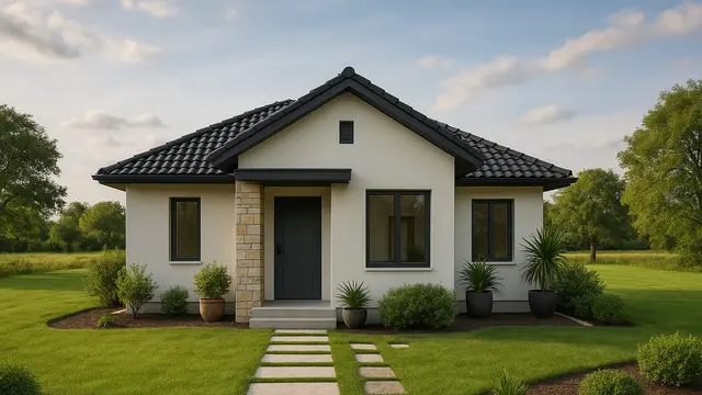 Model Rumah Sederhana Ukuran 6x9 dengan Pekarangan Luas di Desa