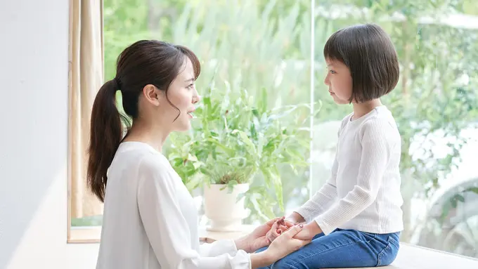 Ilustrasi deep talk dengan anak