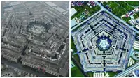 Bukan hanya sejumlah barang elektronik yang ditiru, gedung Pentagon juga ada tiruannya.