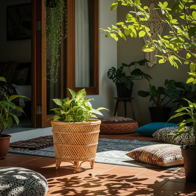 Model Pot Bunga untuk Teras Rumah