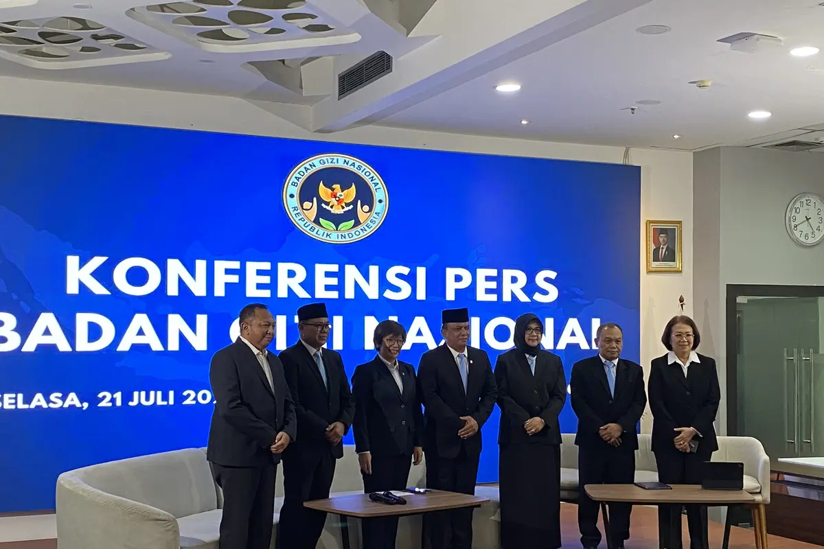 Pelantikan lima pejabat baru BGN di kantor pusat BGN, Jakarta, Selasa (21/7/2026).