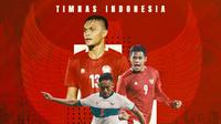 Timnas Indonesia - Rachmat Irianto, Rizky Ridho, Taufik Hidayat (Bola.com/Adreanus Titus)