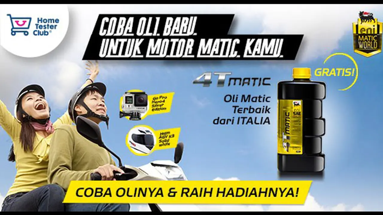 Cukup Coba Oli Bisa Dapat Kamera Go Pro Hero4!