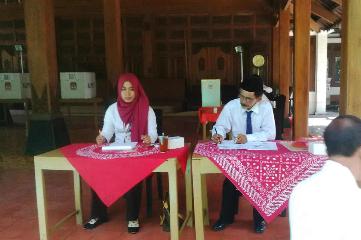 TPS keluarga Presiden Jokowi