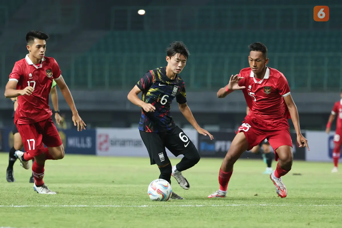Timnas Indonesia U-17 vs Timnas Korea Selatan U-17