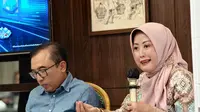 OVP Enterprise Marketing & Regional Management Telkom, Reni Yustiani, memaparkan 11 ekosistem solusi digital yang ditawarkan Indibiz.